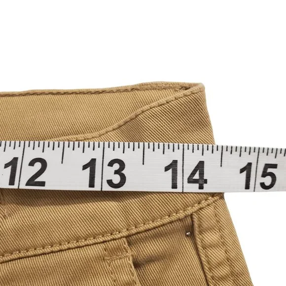 J. CREW Womens 27T (29x29.5) Chino Pants Tan Vintage Straight Cotton 3% Stretch - Picture 8 of 12